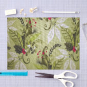 Papier voor kerstflorale patronen (Craft)