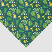 Papier voor kerstgroen en goudboomweefsel (Detail)