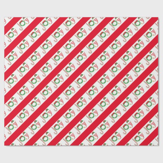 Papier voor kerstinpakken (Vlak)