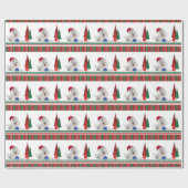 Papier voor kerstinpakken, voor warme doeleinden (Vlak)