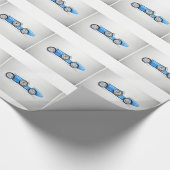  papier voor kerstracewagens (Hoek)