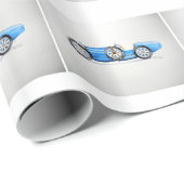  papier voor kerstracewagens (Rol Hoek)
