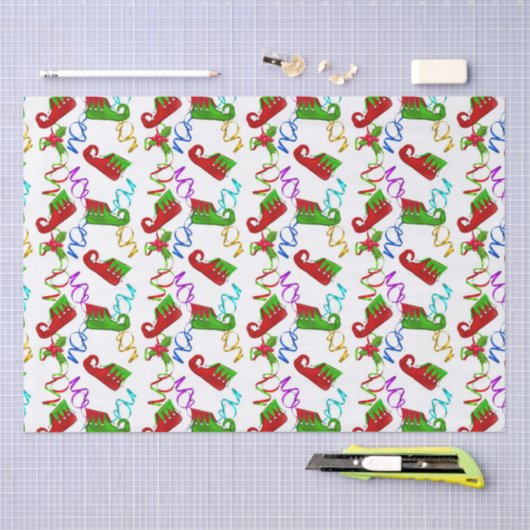 Papier voor kerstschoeisel (Craft)