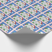 Papier voor kerstwinkels en winkels (Hoek)