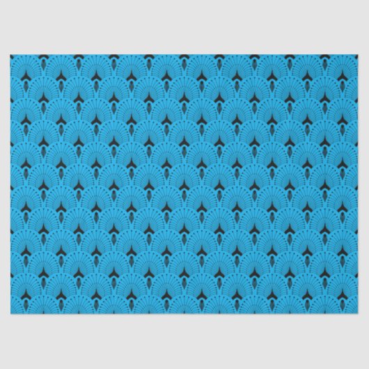 Papier voor kunststofpapier, zwart en blauw (Voorkant)