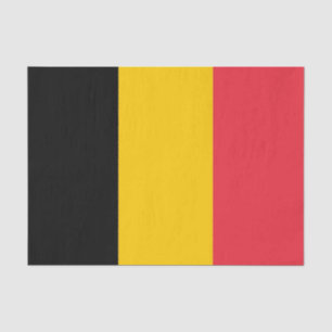 Papier voor kunstweefsel met vlag van België