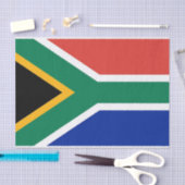 Papier voor kunstweefsel met vlag van Zuid-Afrika (Craft)