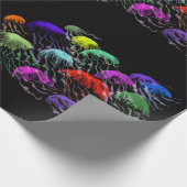 Papier voor kwallen. Cadeauverpakking  (Hoek)