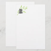 Papier voor logo van steen, voor eigen gebruik (Voorkant / Achterkant)