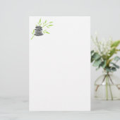 Papier voor logo van steen, voor eigen gebruik (Staand voorkant)