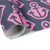 Papier voor marinekranen en voor lichte roze veran (Rol Hoek)