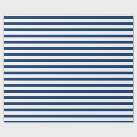Papier voor marinesblauwe en witte strepen (Vlak)