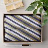 Papier voor marinescheepvaart, wit, gouddiagonaal (Geschenk)