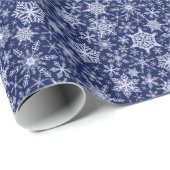 Papier voor marinesnowflake en blauw snoeimarktpat (Rol Hoek)