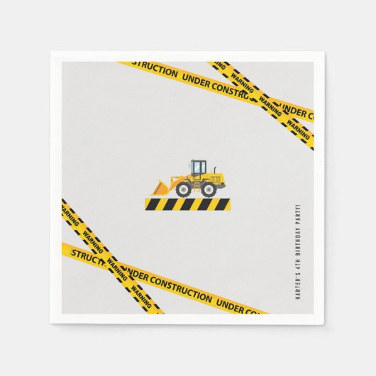 Papier voor moderne constructiedrong voor vrachtwa servet (Voorkant)