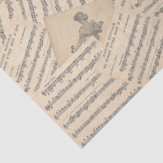  papier voor muziekopnames op bruiloft (Detail)