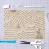  papier voor muziekopnames op bruiloft (Craft)