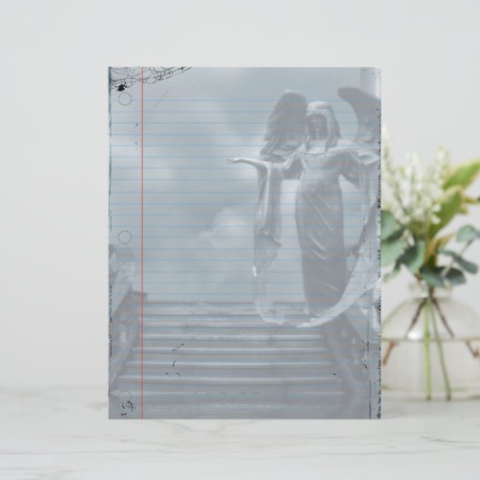 Papier voor Notitieboek van Gothic van Requiem (Staand voorkant)