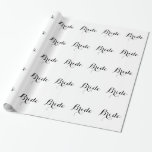 Papier voor onmiddellijke verpakking - Bridescript<br><div class="desc">Papier voor het verpakken met bridentekst,  gebruiken als verpakkingspapier,  tafelblad,  wanddecoraties enz. Verander tekst en/of achtergrondkleuren die aan uw behoeften beantwoorden.</div>