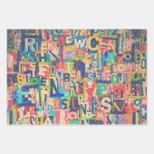 Papier voor onmiddellijke verpakking, collage- en  inpakpapier vel (Voorkant 2)