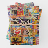 Papier voor onmiddellijke verpakking, collage- en  inpakpapier vel (In situ)