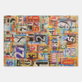 Papier voor onmiddellijke verpakking, collage- en  inpakpapier vel (Voorkant)