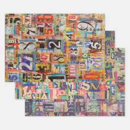 Papier voor onmiddellijke verpakking, collage- en inpakpapier vel