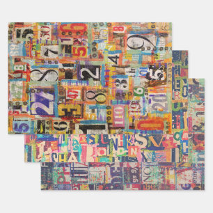 Papier voor onmiddellijke verpakking, collage- en  inpakpapier vel