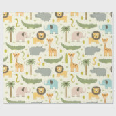 Papier voor onmiddellijke verpakking - dierentuin (Vlak)