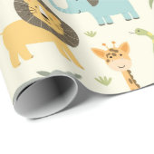 Papier voor onmiddellijke verpakking - dierentuin (Rol Hoek)