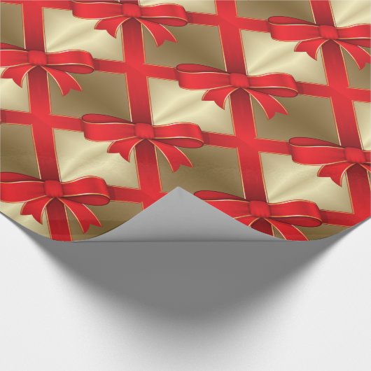 Papier voor onmiddellijke verpakking - Red Bow en  (Hoek)