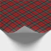 Papier voor onmiddellijke verpakking - Red Tartan  (Hoek)