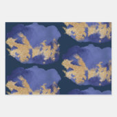 Papier voor onmiddellijke verpakking Reeks 3 Blauw Inpakpapier Vel (Voorkant 2)