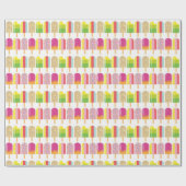 Papier voor onmiddellijke verpakking - Roze, groen (Vlak)