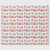 Papier voor onmiddellijke verpakking - Scary Monst (Vlak)