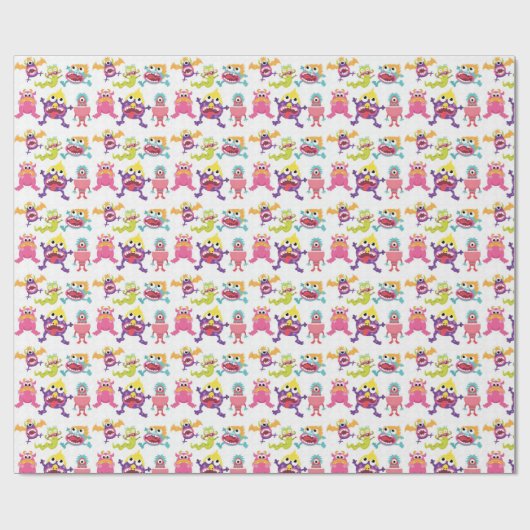 Papier voor onmiddellijke verpakking - Scary Monst (Vlak)