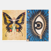 Papier voor onmiddellijke verpakking, set van 3 Ar Inpakpapier Vel (Voorkant)