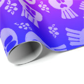 Papier voor onmiddellijke verpakking - Skulls - Re (Rol Hoek)