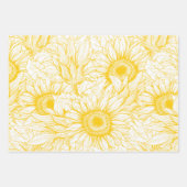 Papier voor onmiddellijke verpakking van 3 zonnebl inpakpapier vel (Voorkant 2)