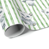 Papier voor onmiddellijke verpakking van panda en  (Rol Hoek)