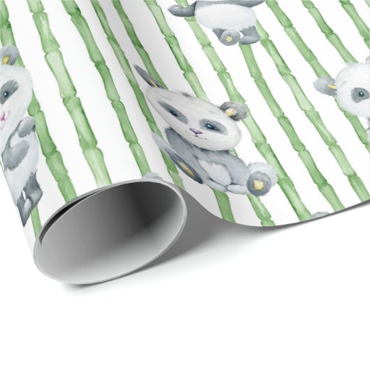 Papier voor onmiddellijke verpakking van panda en  (Rol Hoek)