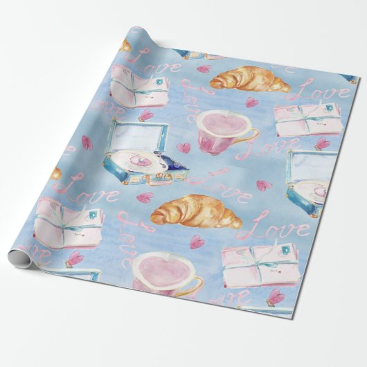 Papier voor onmiddellijke verpakking van Parijs (Uitgerold)