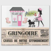 Papier voor onmiddellijke verpakking van Parijs (Vlak)