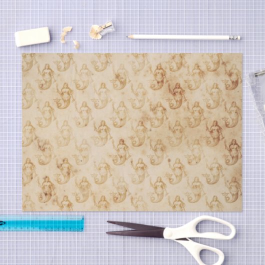 Papier voor  ontkoppeling van gesmolten zeemeermin (Craft)