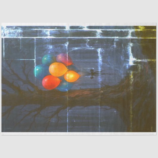 papier voor ontkoppeling van spookachtige bosballo (Voorkant)