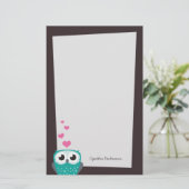 Papier voor opiniepeiling en liefdesharten (Staand voorkant)