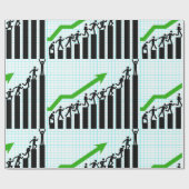 Papier voor opwaartse trendgrafiek (Vlak)