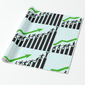 Papier voor opwaartse trendgrafiek (Uitgerold)