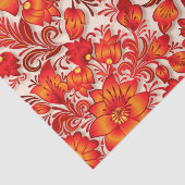 Papier voor oranje vuurpatroon (Detail)