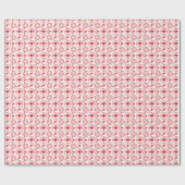 Papier voor ornamental Red Hearts (Vlak)